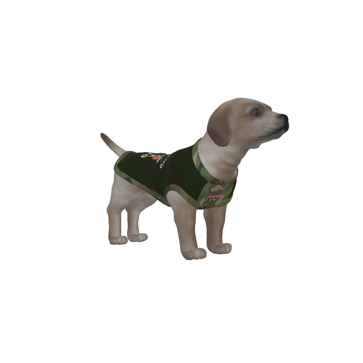 Corgie- Forest Green- My Owner Is Armed- Star Flag- Puppy Tank Top